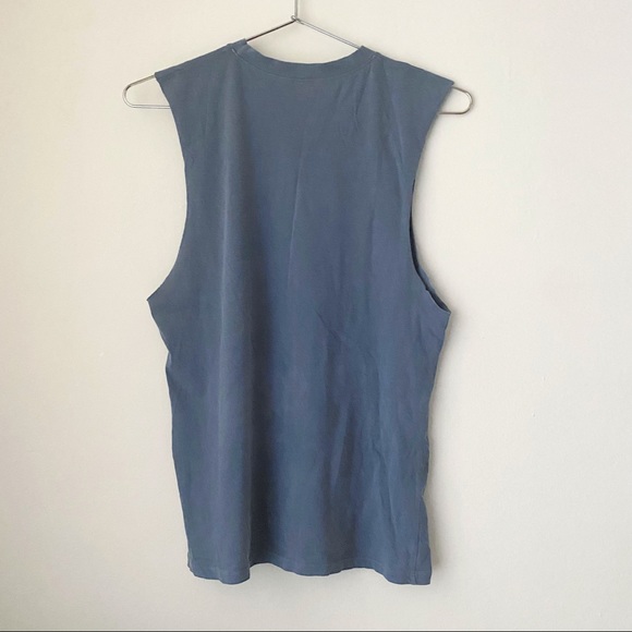 Soulcycle • Graphic Print Muscle Tank in Steel Blue - Picture 5 of 7